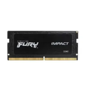 MEMORIA RAM KINGSTON SODIMM DDR5 8GB 4800MT/S FURY IMPACT BLACK CL38 262PIN 1.1V C/DIFUSOR DE CALOR P/LAPTOP KF548S38IB-8