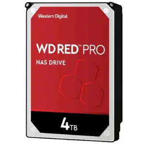 DISCO DURO INTERNO WD RED PRO 4TB 3.5 ESCRITORIO SATA3 6GB/S 256MB 7200RPM 24X7 HOTPLUG NAS 1-16 BAHIAS WD4005FFBX