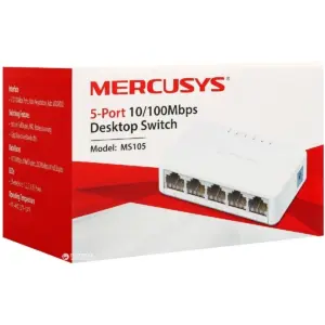 SWITCH  TP LINK MERCUSYS MS105  5 PUERTOS RJ45 10/100 MBPS  NO ADMINISTRABLE