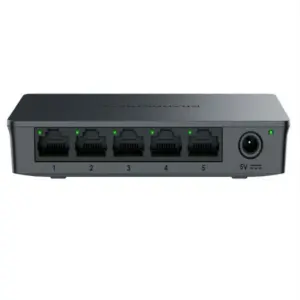 SWITCH GRANDSTREAM GWN7700 GIGABIT NO ADMINISTRABLE 5 PUERTOS 100/1000/10000MBPS GABINETE PLSTICO