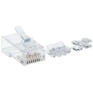 PLUG RJ45,INTELLINET,790550, CAT 6A UTP SOLIDO PRO 80 PZAS