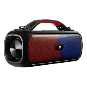 BOCINA INALAMBRICA VORAGO / BSP-440, BLUETOOTH / USB / LUZ FRONTAL RGB / TWS / 20W RMS CON HASTA 5 HRS AUTONOMIA / IPX5