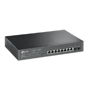 SWITCH TP-LINK SG2210MP GIGABIT ADMINISTRABLE OMADA SDN 8 PUERTOS POE CAPA 2 CON 2 RANURAS SFP GIGABIT 802.3AT/AF 150W PARA ESCRITORIO O RACK