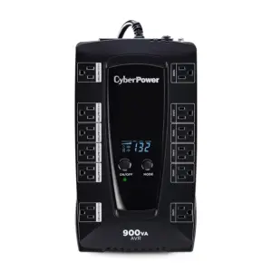 NO BREAK CYBERPOWER (AVRG900LCD) 900VA /480W, INTERACTIVO, TORRE ,12 × NEMA 5-15R, 6 RESPALDO Y 6 SUPRESIÓN, 3 AÑOS DE GARANTÍA, INCLUYENDO BATERÍA..