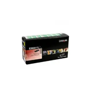 TONER LASER LEXMARK COLOR NEGRO RENDIMIENTO ESTANDAR, NP E260A11L, HASTA 3500 PAGINAS, MODELOS E260DN, E460DN, E360DN.