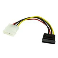 Adaptador de 15cm de Largo de Alimentacion LP4 a SATA 1X LP4 Macho 1X SATA de Poder 15 Pines Startech.com Mod Satapowadap