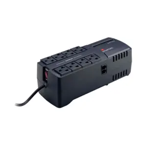 REGULADOR DE VOLTAJE SMARTBITT SBAVR2200 2200VA/1100W, 8 CONTACTOS, PROTECCIN DE LNEA TELEFNICA RJ-11