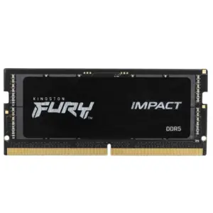 MEMORIA RAM KINGSTON SODIMM DDR5 32GB 4800MT/S FURY IMPACT BLACK CL38 262PIN 1.1V C/DIFUSOR DE CALOR P/LAPTOP KF548S38IB-32