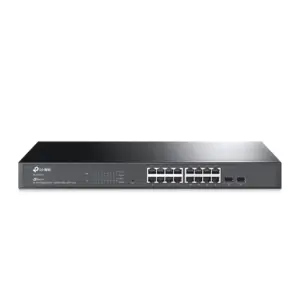SWITCH TP-LINK TL-SG2218 ADMINISTRABLE GIGABIT DE 16 PUERTOS 2 RANURAS SFP SUSTITUYE A T2600G-18TS