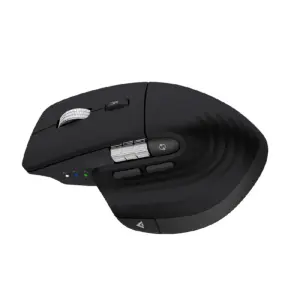 MOUSE ACTECK VIRTUOS PRO MI780 / VERTICAL / INALAMBRICO / DUAL BLUETOOTH USB / RECARGABLE / SCROLL HORIZONTAL / OPTICO / 8 BOTONES / 3200 DPI AJUSTABLE / NEGRO / AC-936187