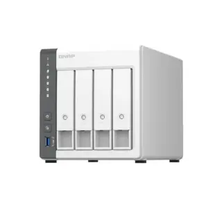 NAS QNAP TS-433-4G /4 BAHIAS NUCLEO CUADRUPLE 2.0 GHZ 4GB DDR3/1 LAN 2,5 GBE/ 1 LAN GBE/USB 3.2 X1/SATA/HOT-SWAP/ SIN DISCOS/ ARM CORTEX A55