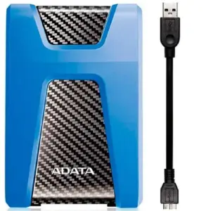 DISCO DURO EXTERNO ADATA HD650 2TB PORTATIL 2.5 USB 3.2 WINDOWS MAC LINUX CONTRAGOLPES COLOR AZUL AHD650-2TU31-CBL