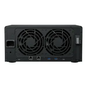NAS SYNOLOGY DS1825+/ 8 BAHIAS AMPLIABLES HASTA 18/NUCLEO CUADRUPLE 2.2GHZ/8GB DDR4 AMPLIABLE A 32GB/2.5GBE LAN X2/USB 3.2 X3 /HOT-SWAP/SOPORTA M.2 2280 NVME/ NO INCLUYE DISCOS
