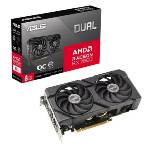 Tarjeta de Video ASUS Radeon RX7600, PCIe X16 4.0, 8GB GDDR6, HDMI, 3XDP, Estándar, Gama Media