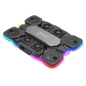 Base Enfriadora Gamer Balam Rush Eolox Cryotech EF780, Laptop 17 pulg, Velocidad Ajustable, 7 Niveles de Altura