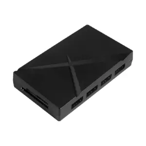 HUB MULTICONTACTO BALAM RUSH EOLOX HUB EXH8 / VENTILADORES 12 VC.C. / ILUMINACION 5 VC.C. / 4 CONECTORES PWM / 4 CONECTORES ARGB 3 PIN / SALIDA SATA 4 PIN ARGB 5 V / CONTROL / BR-938105