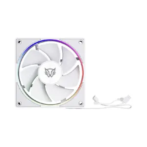 KIT 3 VENTILADORES BALAM RUSH EOLOX BORA EXB85 / POTENCIA DE ENFRIAMIENTO / VELOCIDAD 1600 RPM / SILENCIO IMBATIBLE / CONEXIÓN PWM + AURA / ARGB / BLANCO / BR-942133