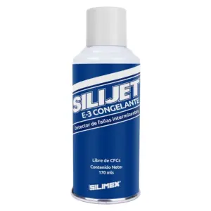 Aerosol Silijet E-3 Congelante Detector de Fallas 170 Ml Silimex