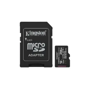MEMORIA FLASH MICRO SD KINGSTON SDXC CANVAS SELECT PLUS 256GB 150MB/S UHS-I U1 V10 C/ADAPTADOR (SDCS3/256GB)
