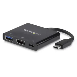 ADAPTADOR MULTIFUNCION USB-C A 4K CON ENTREGA DE POTENCIA Y PUERTO USB-A - REPLICADOR DE PUERTOS DE VIAJES USB-C PARA LAPTOP - STARTECH.COM MOD. CDP2HDUACP