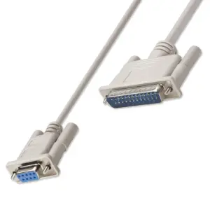 CABLE NULL,MANHATTAN,314770, MODEM DB9H-DB25M 1.8M, MOL
