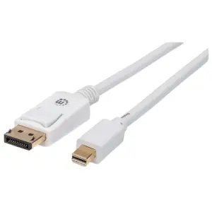 CABLE DISPLAYPORT,MANHATTAN,324748, - MINIDP M-M 2.0M BLANCO