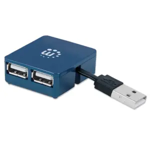 HUB USB,MANHATTAN,160605, V2.0 4 PTOS MICRO