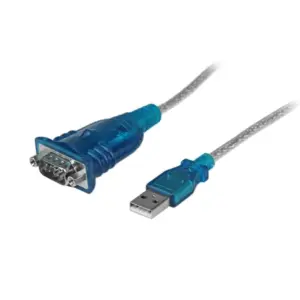 CABLE ADAPTADOR DE 43CM USB-A A SERIE RS232 DE 1 PUERTO SERIAL DB9 - MACHO A MACHO - CONVERSOR COMPATIBLE CON WINDOWS 8 - STARTECH.COM MOD. ICUSB232V2