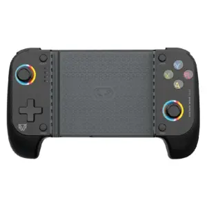 GAMEPAD GAMER BALAM RUSH KONTROL MOVE G626 / GAME PAD CONTROL / INALAMBRICO - BT 5.0 / P- CELULAR / ANDROID - IOS / RGB / RECARGABLE / TURBO - VIBRACION DUAL / JOYSTICK ANTI DRIFT / NEGRO / BR-940474