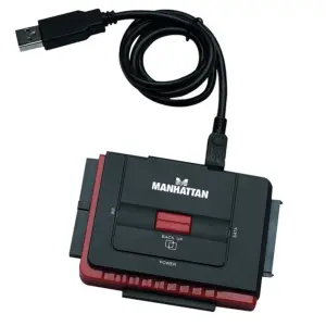 ADAPTADOR USB,MANHATTAN,179195, 2.0 A HDD IDE40/SATA OTB