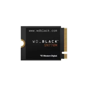 UNIDAD DE ESTADO SOLIDO SSD INTERNO WD BLACK SN770M 500GB M.2 2230 NVME PCIE GEN4 LECT.5000MB/S ESCRIT.4000MB/S TBW 300 WDS500G3X0G