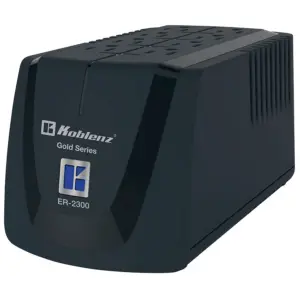 REGULADOR DE VOLTAJE KOBLENZ ER-2250, 2250 VA / 1000 W, 8 CONTACTOS NEMA 5-15R, LUZ LED, DISYUNTOR TERMICO. 5 AÑOS DE GARANTA, POLIZA DE SEGURO POR 10,000 USD EN EQUIPO CONECTADO. SKU 00-1588-3