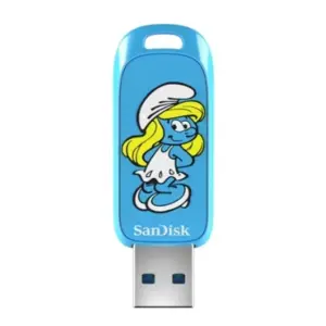 MEMORIA SANDISK 256GB USB 3.2 SMURFS PITUFINA LECTURA 130MB/S SDCZIS-256G-G46