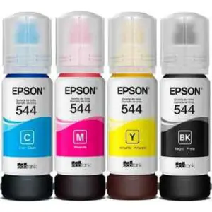CARTUCHO EPSON MODELO T544 AMARILLO, TINTA DYE, PARA L1210, L3210, L3250, L3110, L3150, L5190