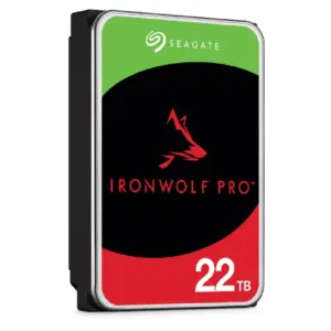 DISCO DURO INTERNO SEAGATE IRONWOLF PRO 22TB 3.5 ESCRITORIO SATA3 6GB/S 512MB 7200RPM 24X7 HOT-PLUG NAS SIN LIMITE DE BAHIAS