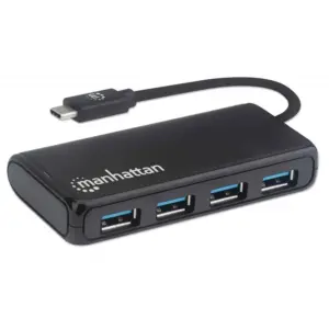 CONECTOR HUB USB,MANHATTAN,164924,-C 4 PTOS A