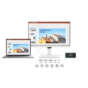 MONITOR BENQ CONSUMO GW2790QT 27 2560X1440 PANEL IPS BOCINAS 2WX2 MICROFONO CON CANCELACION DE RUIDO UBS C 65W DP 1.2X2 HDMI1.4X1 AJUSTE PIVOT 3 AÑOS DE GARANTIA