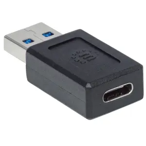 ADAPTADOR USB,MANHATTAN,354714,-C V3.1, AM-CH NEGRO