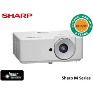 VIDEOPROYECTOR LASER SHARP XP-M421W-W DLP 4200 LM WXGA (1280 X 800) CONT 50.000:1 HDMI-HDCP 1.4 / ZOOM 1.3X /SPK 8W