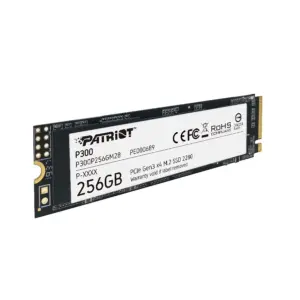 UNIDAD DE ESTADO SOLIDO INTERNO PATRIOT P300 256GB M.2 2280 NVME PCIE GEN 3X4 LECT.2100 ESCRIT.1650 MBS PC LAPTOP MINIPC
