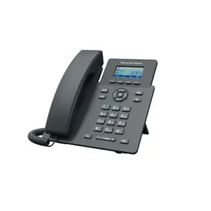 Teléfono IP Grandstream GRP2601 2 Cuentas SIP 2 Líneas P LCD 2 Puertos 10-100 Soporta EHS Incluye Eliminador de Corriente No PoE