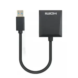 CONVERTIDOR VIDEO,MANHATTAN,153690,USB 3.2 A HDMI H, 1080P