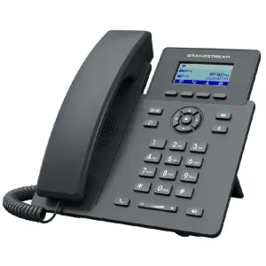 Teléfono IP Grandstream GRP2601P 2 Cuentas SIP 2 Líneas P LCD 2 Puertos 10-100 Soporta EHS PoE No Incluye Eliminador