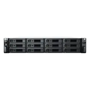 NAS SYNOLOGY RS2423 /12 BAHIAS /NUCLEO CUADRUPLE 3.3GHZ/8GB DDR4/HASTA 216 TB /LAN GIGABIT X2/ LAN 10GBE X1/ USB 3.2 X2/HOTSWAP/ AMD RYZEN V1780B