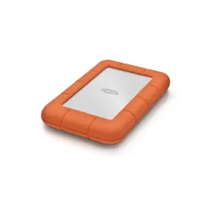 DISCO DURO EXTERNO LACIE RUGGED MINI 1TB 2.5 PORTATIL USB 3.0 NARANJA-PLATA WINDOWS MAC CONTRAGOLPES AGUA Y POLVO