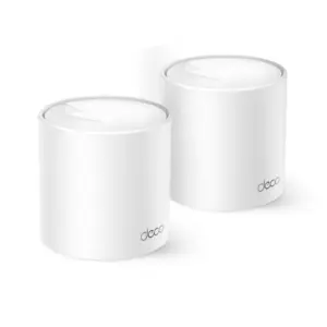 ROUTER | TP-LINK | DECO X10 (2-PACK) | MESH | WIFI 6 | AX1500 | 2 PUERTOS GIGABIT | CONECTA HASTA 120 DISPOSITIVOS