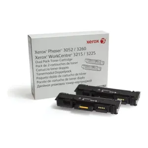 TONER XEROX 106R02782, NEGRO, EXTRA ALTA CAPACIDAD, 6,000 PAGINAS, DUAL PACK, PARA PHASER 3260, WORKCENTRE 3215/3225