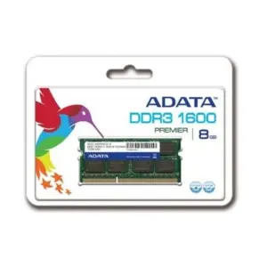 Memoria ADATA SO-DIMM DDR3 Low 8GB PC3L-12800 1600MHz CL11 204PIN 1.35V Laptop-Aio-Mini Pcs ADDS1600W8G11-S