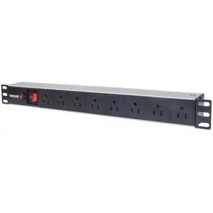 Barra Pdu Intellinet 713993 8 Cont Gab-Rack 19 1U Contra Sobrecarga On-Off