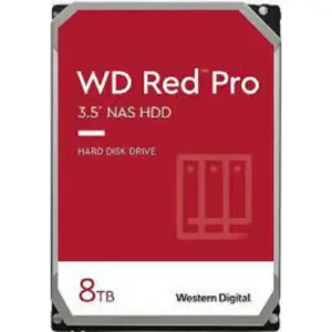 DISCO DURO INTERNO WD RED PRO 8TB 3.5 ESCRITORIO SATA3 6GB/S 512MB 7200RPM 24X7 HOTPLUG NAS 1-24 BAHIAS WD8005FFBX